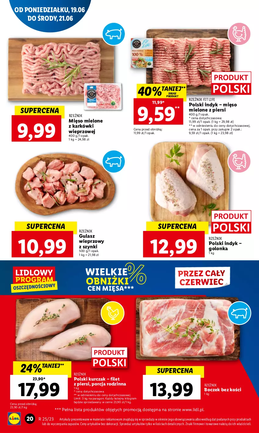 Gazetka promocyjna Lidl - GAZETKA - ważna 19.06 do 21.06.2023 - strona 28 - produkty: Boczek, Boczek bez kości, Gra, Kurczak, Mięso, Mięso mielone, Olej, Por