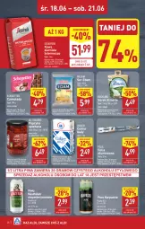 Gazetka promocyjna Aldi - Pełna oferta - Gazetka - ważna od 21.06 do 21.06.2025 - strona 28 - produkty: Piwa, Piwo, All Seasons, Ser, Gra, Cukier, Kawa ziarnista, Schogetten, Kasztelan, Papryka, Kawa, Karp, Serek, Czekolada, Edam, Hochland, Almette, Segafredo, Folia aluminiowa