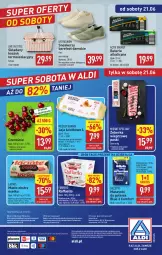 Gazetka promocyjna Aldi - Pełna oferta - Gazetka - ważna od 21.06 do 21.06.2025 - strona 37 - produkty: Por, Gra, Sneakersy, Jaja, Mięsne specjały, Kosz, O nas, Raffaello, Baterie alkaliczne, Barefoot, Gillette, Ferrero, Biuro, Masło, Fa
