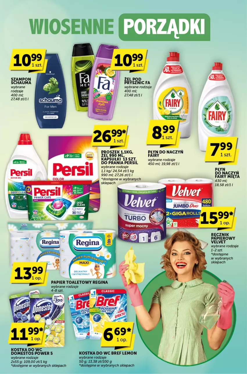 Gazetka promocyjna ABC - ważna 16.05 do 30.05.2024 - strona 29 - produkty: Fa, Fairy, Mięta, Papier, Persil, Schauma, Szampon, Velvet