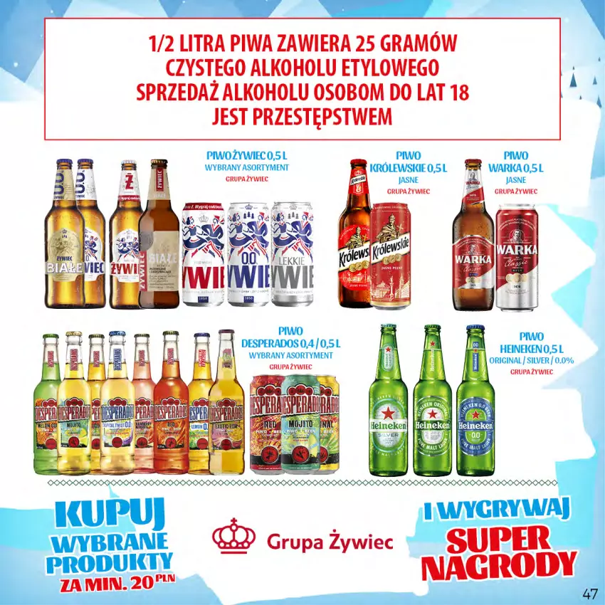 Gazetka promocyjna Topaz - Gazetka - ważna 20.11.2023 do 14.01.2024 - strona 47 - produkty: Gra, Piwa