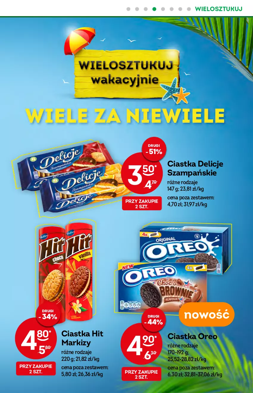 Gazetka promocyjna Żabka - ważna 22.06 do 28.06.2022 - strona 11 - produkty: Ciastka, Delicje, Oreo