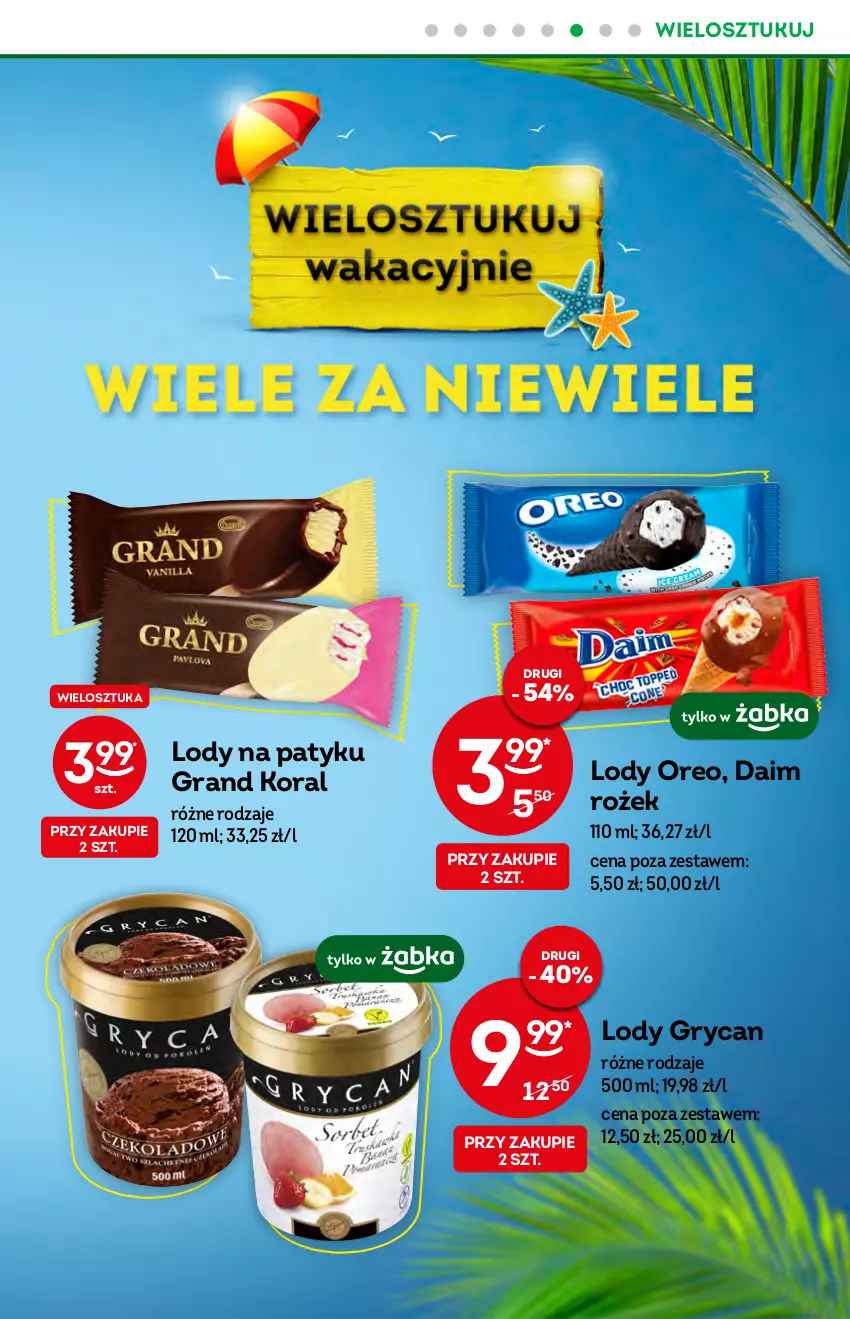 Gazetka promocyjna Żabka - ważna 22.06 do 28.06.2022 - strona 13 - produkty: Gra, Gry, Lody, Oreo