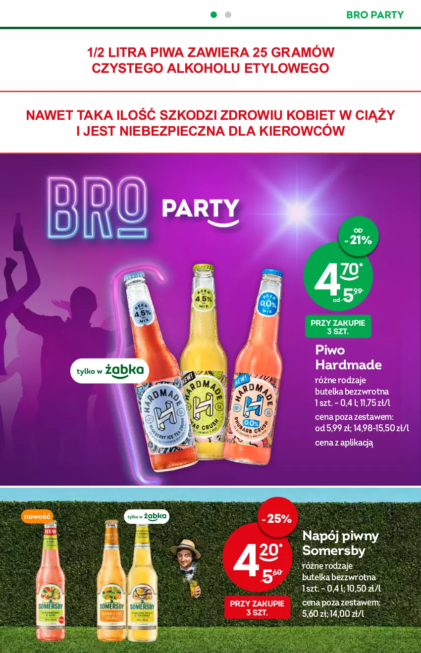 Gazetka promocyjna Żabka - ważna 22.06 do 28.06.2022 - strona 18 - produkty: Gra, Napój, Piec, Piwa, Piwo, Somersby