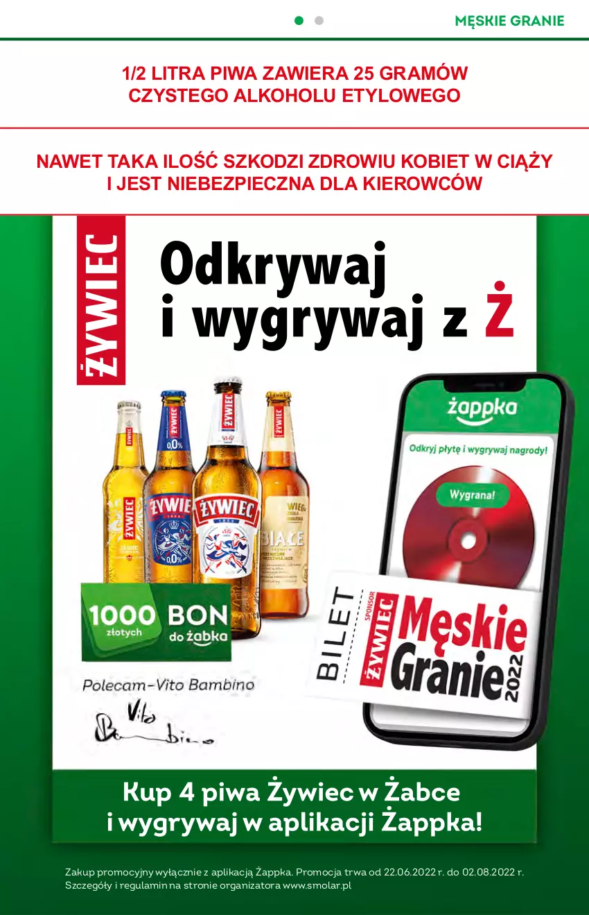 Gazetka promocyjna Żabka - ważna 22.06 do 28.06.2022 - strona 2 - produkty: Gra, Mola, Piec, Piwa