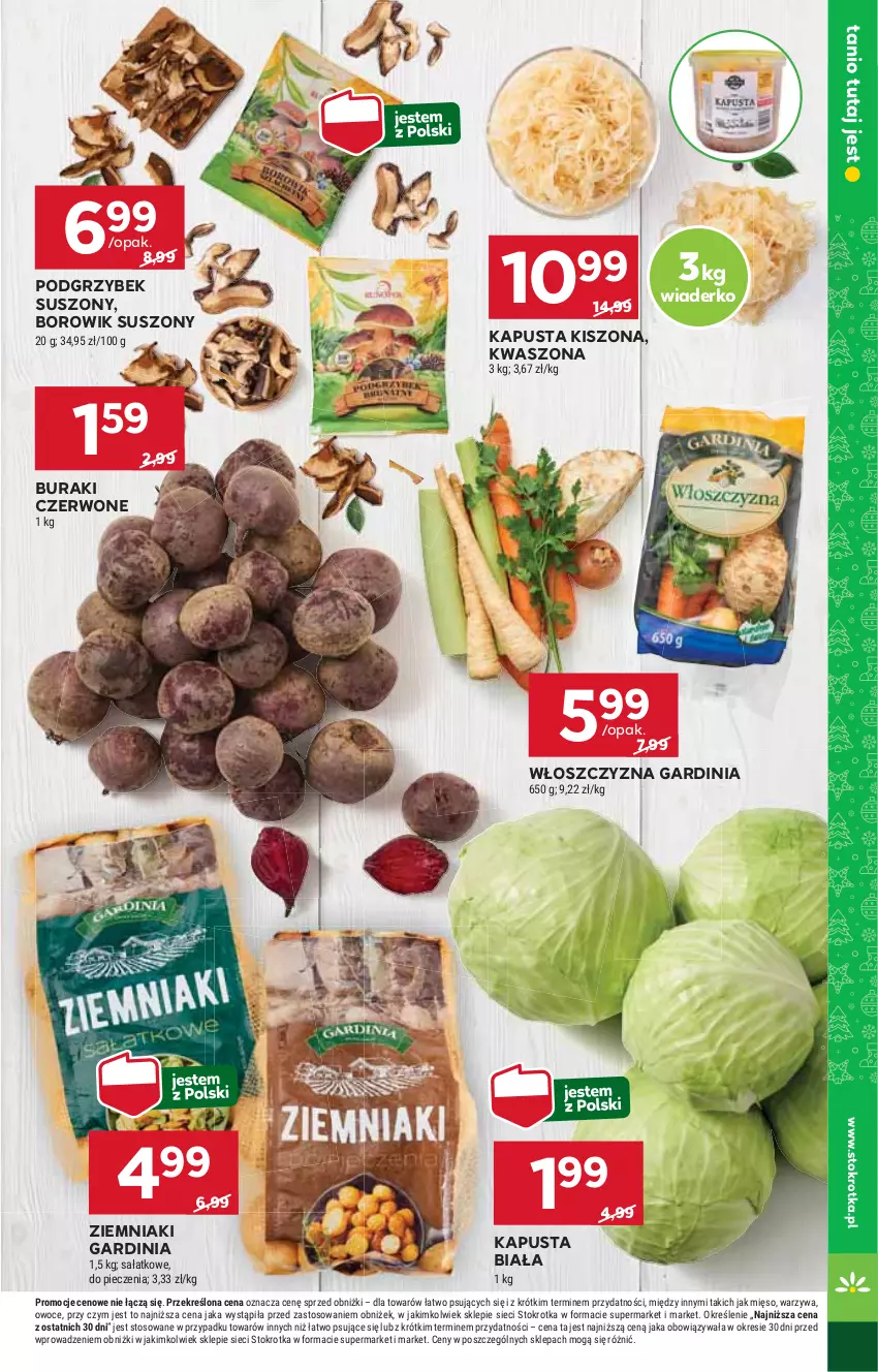 Gazetka promocyjna Stokrotka - Market - ważna 12.12 do 18.12.2024 - strona 9 - produkty: Buraki, HP, Ziemniaki