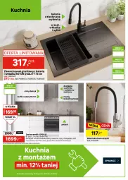 Gazetka promocyjna Leroy Merlin - Gazetka Leroy Merlin - Gazetka - ważna od 11.08 do 11.08.2026 - strona 14 - produkty: Por, Gra, Bateria kuchenna, Zlew, Kuchnia, Zlewozmywak, KOBO, Korpusy, Tran, Sport, Syfon, Bateria, Meble