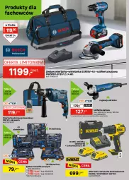 Gazetka promocyjna Leroy Merlin - Gazetka Leroy Merlin - Gazetka - ważna od 11.08 do 11.08.2026 - strona 26 - produkty: Wiertarka, Walizka, Szlifierka kątowa, Warka, Tarka, Wiertarka udarowa, Wkręt, Wkrętarka, Pistolet, Szlifierka, Zestaw narzędzi, Akumulator, Fa