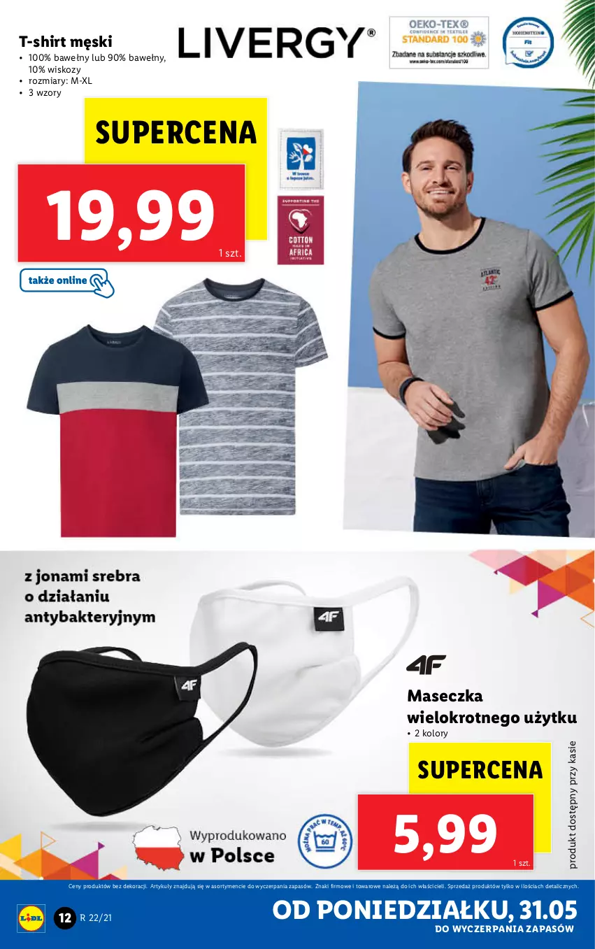 Gazetka promocyjna Lidl - GAZETKA - ważna 31.05 do 05.06.2021 - strona 12 - produkty: T-shirt