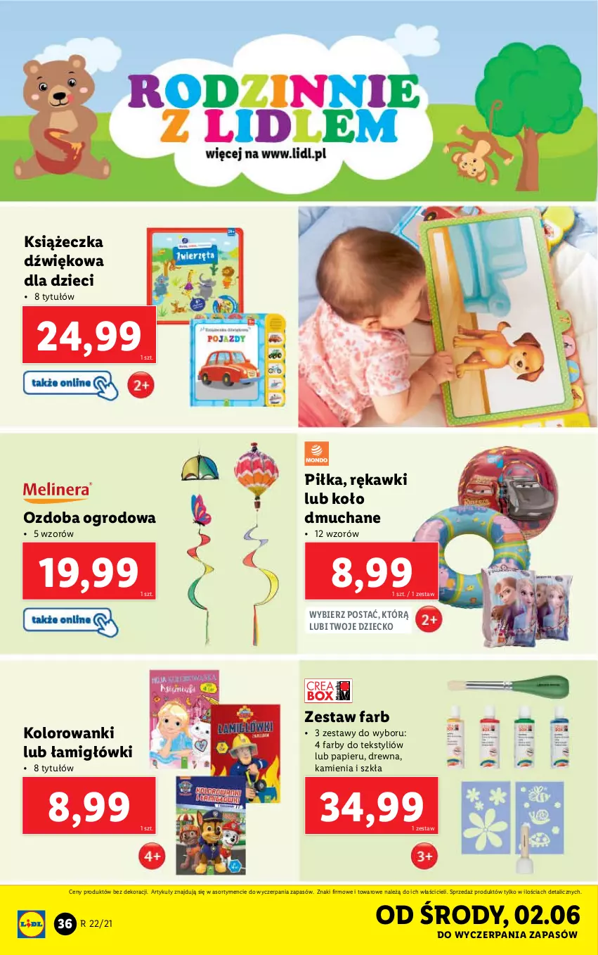 Gazetka promocyjna Lidl - GAZETKA - ważna 31.05 do 05.06.2021 - strona 36 - produkty: Dzieci, Fa, Ozdoba, Papier