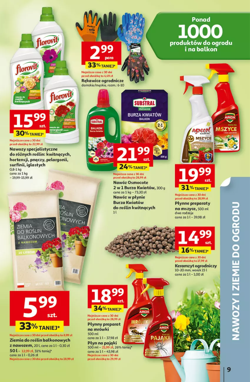 Gazetka promocyjna Auchan - Gazetka 30 Lat Hipermarket Auchan - ważna 23.04 do 28.04.2026 - strona 9 - produkty: Keramzyt, Nawóz, Rękawice, Surf