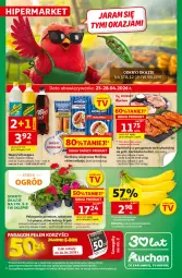 Gazetka promocyjna Auchan - Gazetka 30 Lat Hipermarket Auchan - Gazetka - ważna od 28.04 do 28.04.2026 - strona 1 - produkty: Schweppes, Morliny, Kotlet, Grill, Napój