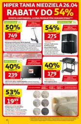 Gazetka promocyjna Auchan - Gazetka 30 Lat Hipermarket Auchan - Gazetka - ważna od 28.04 do 28.04.2026 - strona 2 - produkty: LED TV, Top, Pościel, Kosz, Mule, HD ready, Bateria, Hulajnoga, Komplet pościeli, Bosch, Waga, Grill, Hulajnoga elektryczna, Akumulator