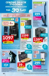 Gazetka promocyjna Auchan - Gazetka 30 Lat Hipermarket Auchan - Gazetka - ważna od 28.04 do 28.04.2026 - strona 50 - produkty: Chłodziarka, Odkurzacz, Top, Robot planetarny, Blender, Kawa ziarnista, Kawa, Zamrażarka, Pojemnik, Silan, Robot, Smoothie, Zelmer, Bosch, Drzwi