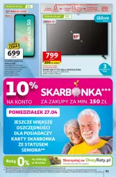 Gazetka promocyjna Auchan - Gazetka 30 Lat Hipermarket Auchan - Gazetka - ważna od 28.04 do 28.04.2026 - strona 51 - produkty: LED TV, Gra, Amol, Bateria, Samsung, Gala, Smartfon