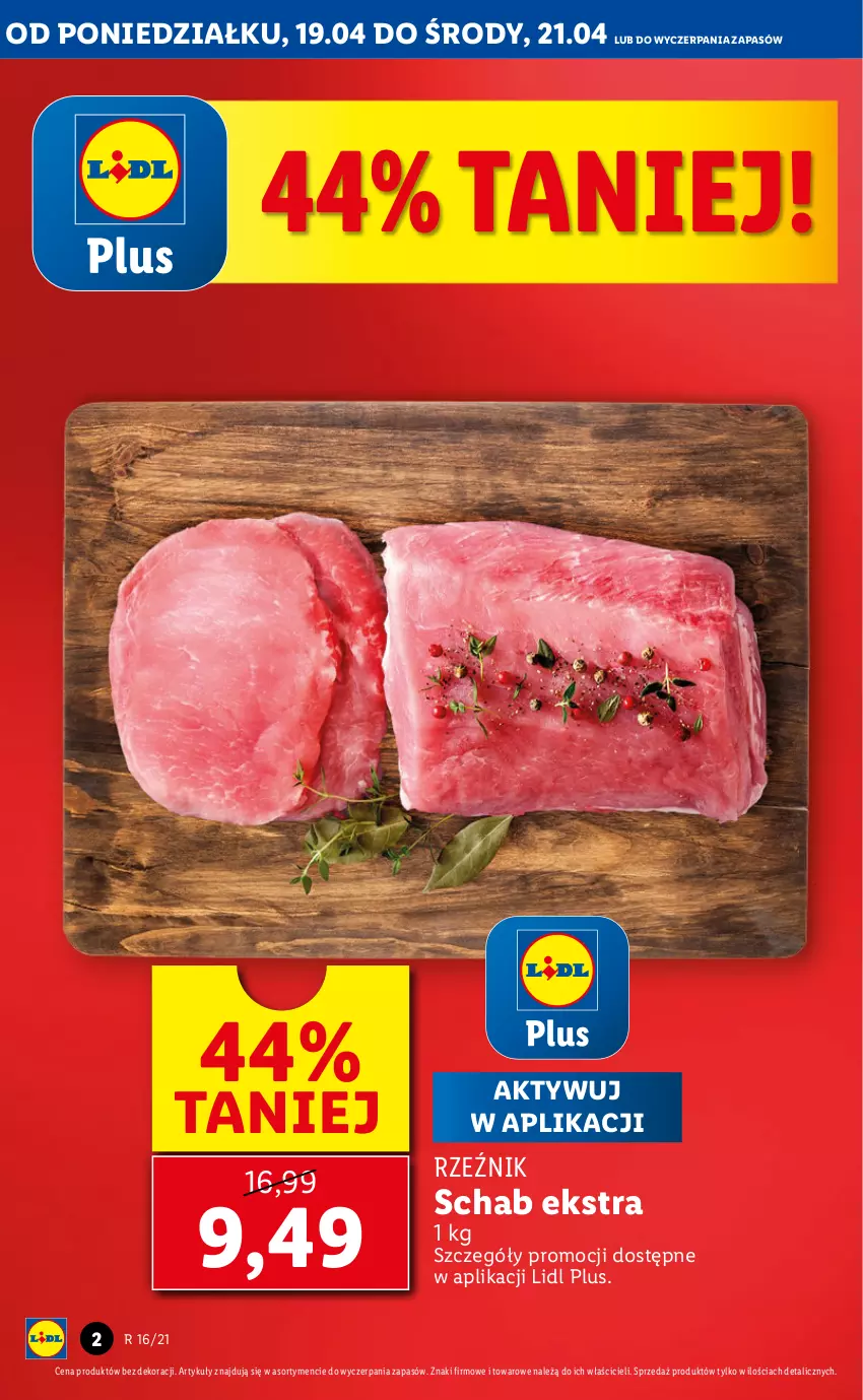 Gazetka promocyjna Lidl - GAZETKA - ważna 19.04 do 21.04.2021 - strona 2