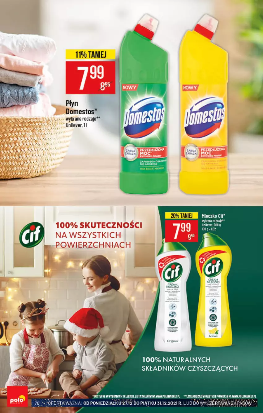 Gazetka promocyjna PoloMarket - Gazetka pomocyjna - ważna 22.12 do 31.12.2021 - strona 78 - produkty: Domestos, LG