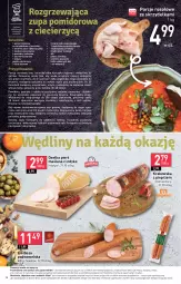 Gazetka promocyjna Stokrotka - Supermarket - Gazetka - ważna od 29.11 do 29.11.2023 - strona 18 - produkty: Piec, Kurczak, Cebula, Warzywa, Top, Sok, Sól, Por, Papier, Sokołów, Zupa, Papryka, Zupa pomidorowa, Kawa, Kiełbasa podwawelska, Wawel, LANA, Laur, Talerz, Pieprz, Pieczywo, Owoce, Piekarnik, Woda, Olej, Kiełbasa, Ziele angielskie, Pomidory, Mięso