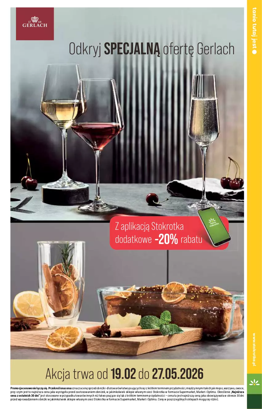 Gazetka promocyjna Stokrotka - Supermarket - ważna 12.02 do 18.02.2026 - strona 39 - produkty: Mięso, Optima, Owoce, Warzywa