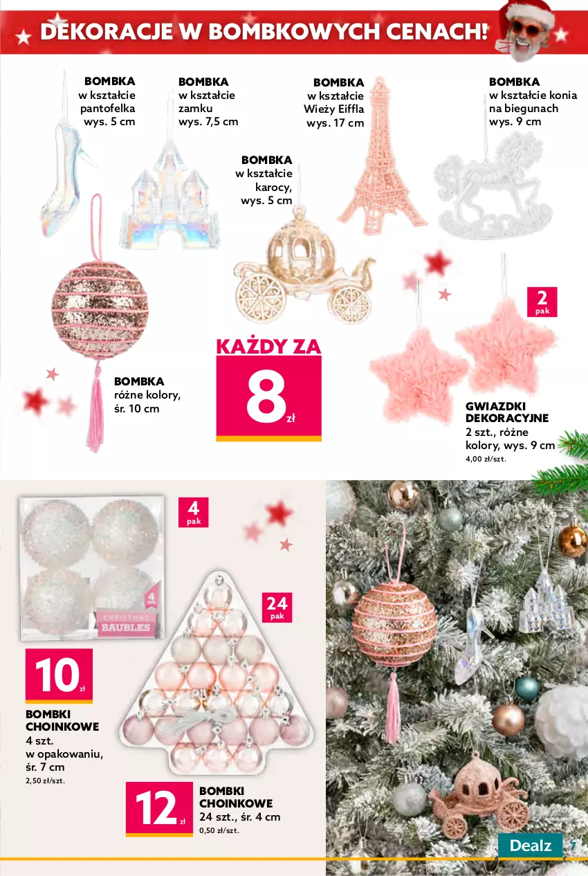 Gazetka promocyjna Dealz - KATALOG ŚWIĄTECZNYDEAL Z MIKOŁAJEM! - ważna 09.11 do 24.12.2022 - strona 7 - produkty: Bombki, Choinka, Inka