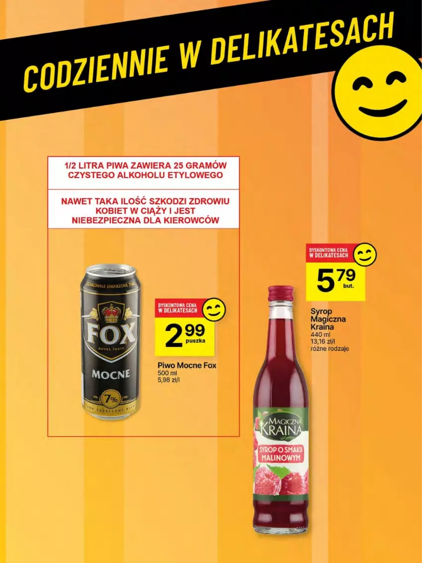 Gazetka promocyjna - Franczyza DC20 Czwartek - ważna 15.05 do 21.05.2025 - strona 58 - produkty: Piwo, Syrop