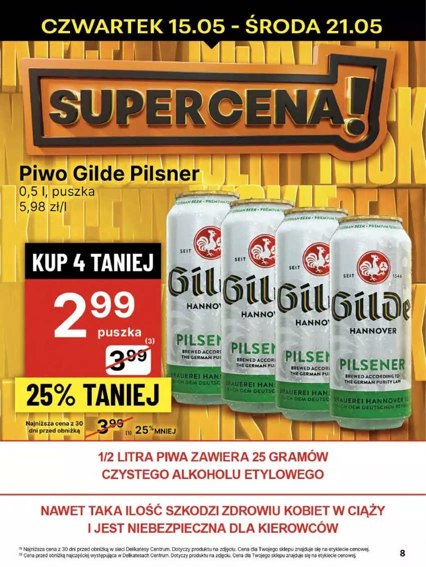 Gazetka promocyjna - Franczyza DC20 Czwartek - ważna 15.05 do 21.05.2025 - strona 8 - produkty: Piwo, Pur, Rum, Ser