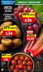 Gazetka promocyjna Lidl - GAZETKA - Gazetka - ważna od 29.04 do 29.04.2025 - strona 12 - produkty: Warzywa, Ziemniaki, Winogrona, Owoce, Wino, Pomidory