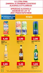 Gazetka promocyjna Lidl - GAZETKA - Gazetka - ważna od 29.04 do 29.04.2025 - strona 40 - produkty: Piwo, Koc, Aloe vera, Radler, Limonka, Okocim, Imbir