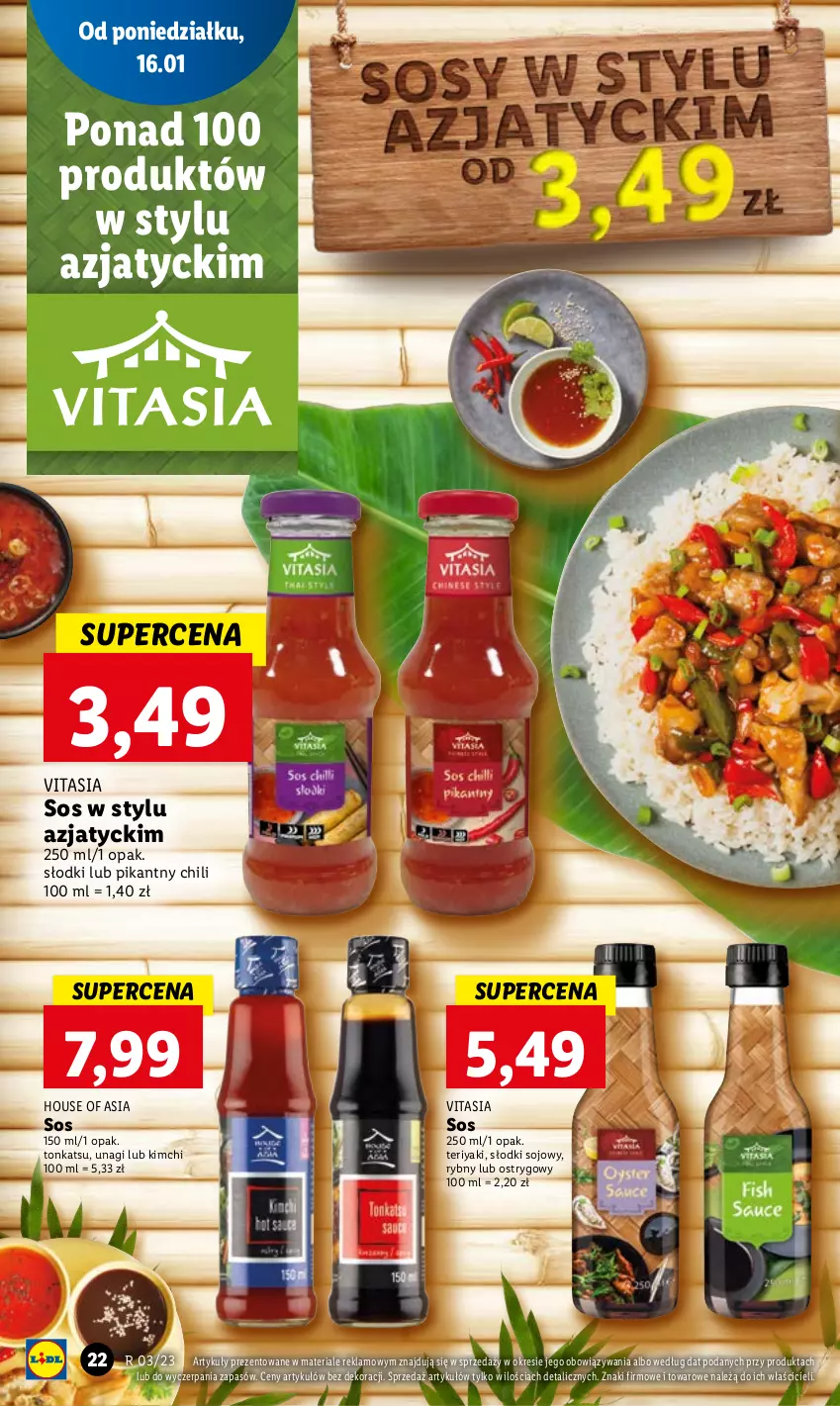 Gazetka promocyjna Lidl - GAZETKA - ważna 16.01 do 18.01.2023 - strona 28 - produkty: House of Asia, Sos