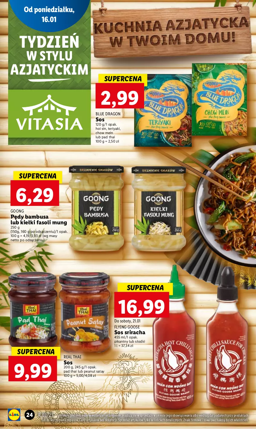 Gazetka promocyjna Lidl - GAZETKA - ważna 16.01 do 18.01.2023 - strona 30 - produkty: Fa, Fasoli mung, Kiełki, Pędy bambusa, Sos