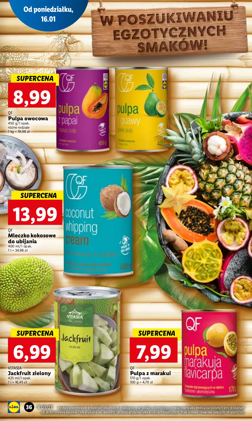 Gazetka promocyjna Lidl - GAZETKA - ważna 16.01 do 18.01.2023 - strona 42 - produkty: Kokos, Mleczko