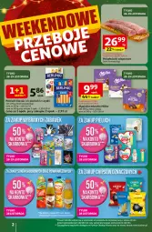 Gazetka promocyjna Auchan - Gazetka Święta jak babcię kocham Hipermarket Auchan - Gazetka - ważna od 03.12 do 03.12.2025 - strona 2 - produkty: Top, Parówki, Parówki z szynki, Mleczko, Milka