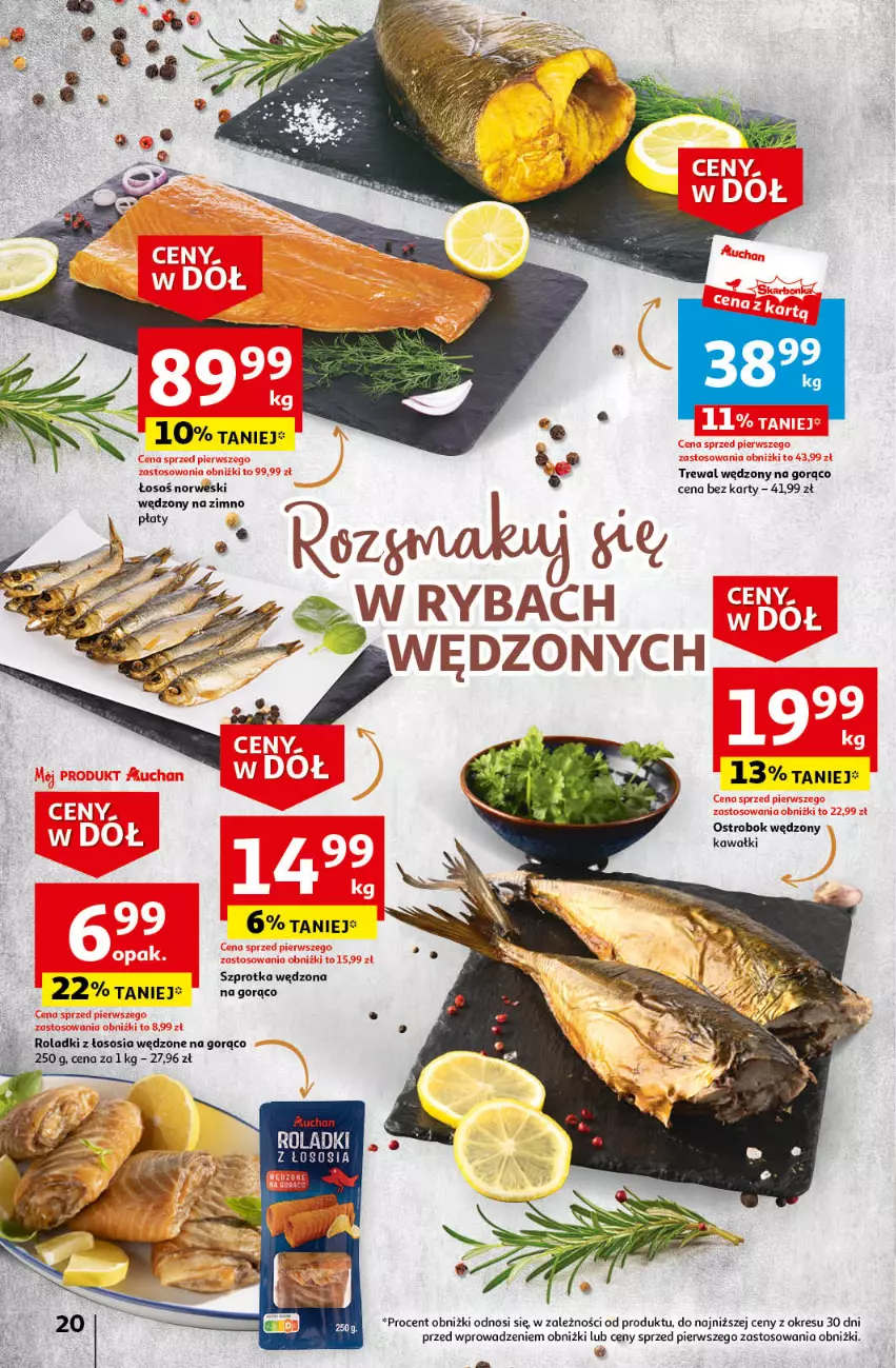 Gazetka promocyjna Auchan - Gazetka Ceny w dół Część 3 Hipermarket Auchan - ważna 18.01 do 24.01.2024 - strona 20 - produkty: Kawa, Ryba, Sos, Szprot