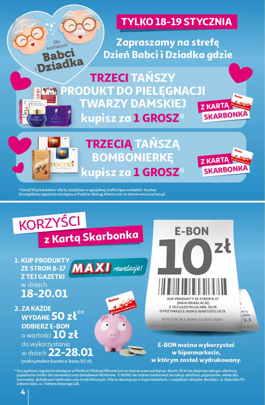 Gazetka promocyjna Auchan - Gazetka Ceny w dół Część 3 Hipermarket Auchan - ważna 18.01 do 24.01.2024 - strona 4