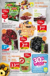 Gazetka promocyjna Auchan - Gazetka Ceny w dół Część 3 Hipermarket Auchan - Gazetka - ważna od 24.01 do 24.01.2024 - strona 21 - produkty: Stek, Daktyle, Rodzynki