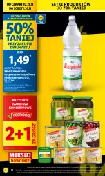 Gazetka promocyjna Lidl - GAZETKA - Gazetka - ważna od 30.11 do 30.11.2024 - strona 14 - produkty: Warzywa, Ser, Mus, Warzywa konserwowe, Wazon, Muszynianka, Woda mineralna, Woda, Magnez