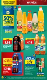 Gazetka promocyjna Lidl - GAZETKA - Gazetka - ważna od 30.11 do 30.11.2024 - strona 44 - produkty: 7up, Ice tea, Mirinda, Napoje, Pepsi, Herbata, Nestea, Nektar