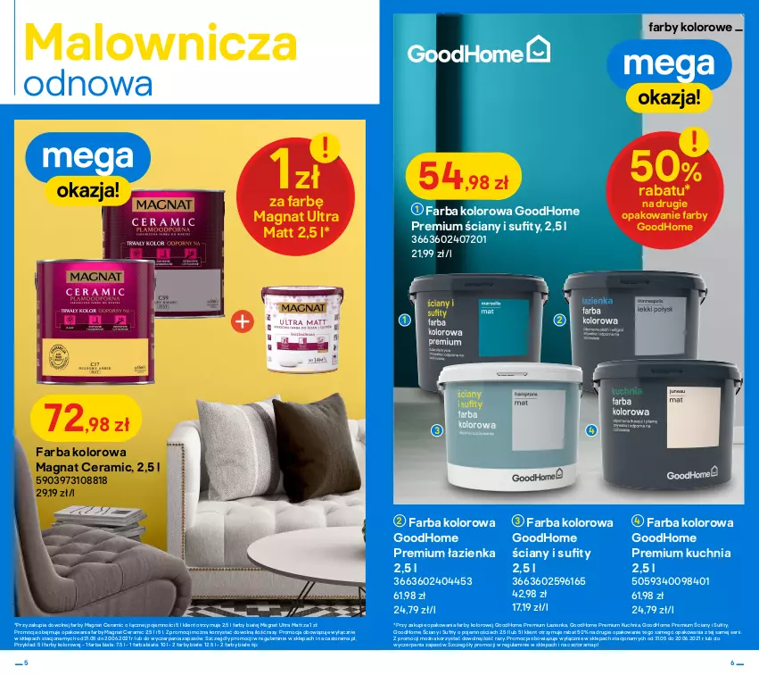 Gazetka promocyjna Castorama - Malowanie - ważna 01.06 do 20.06.2021 - strona 3 - produkty: Astor, Fa, Kuchnia, Magnat Ceramic, Rama, Ser