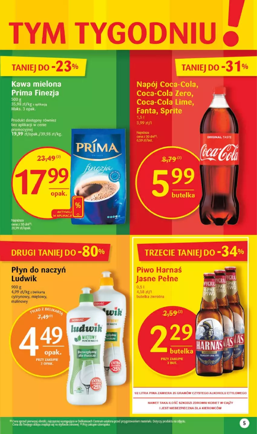 Gazetka promocyjna Delikatesy Centrum - Gazetka DC08 - ważna 23.02 do 01.03.2023 - strona 5 - produkty: Gin, Gra, Ludwik, Piec, Piwa