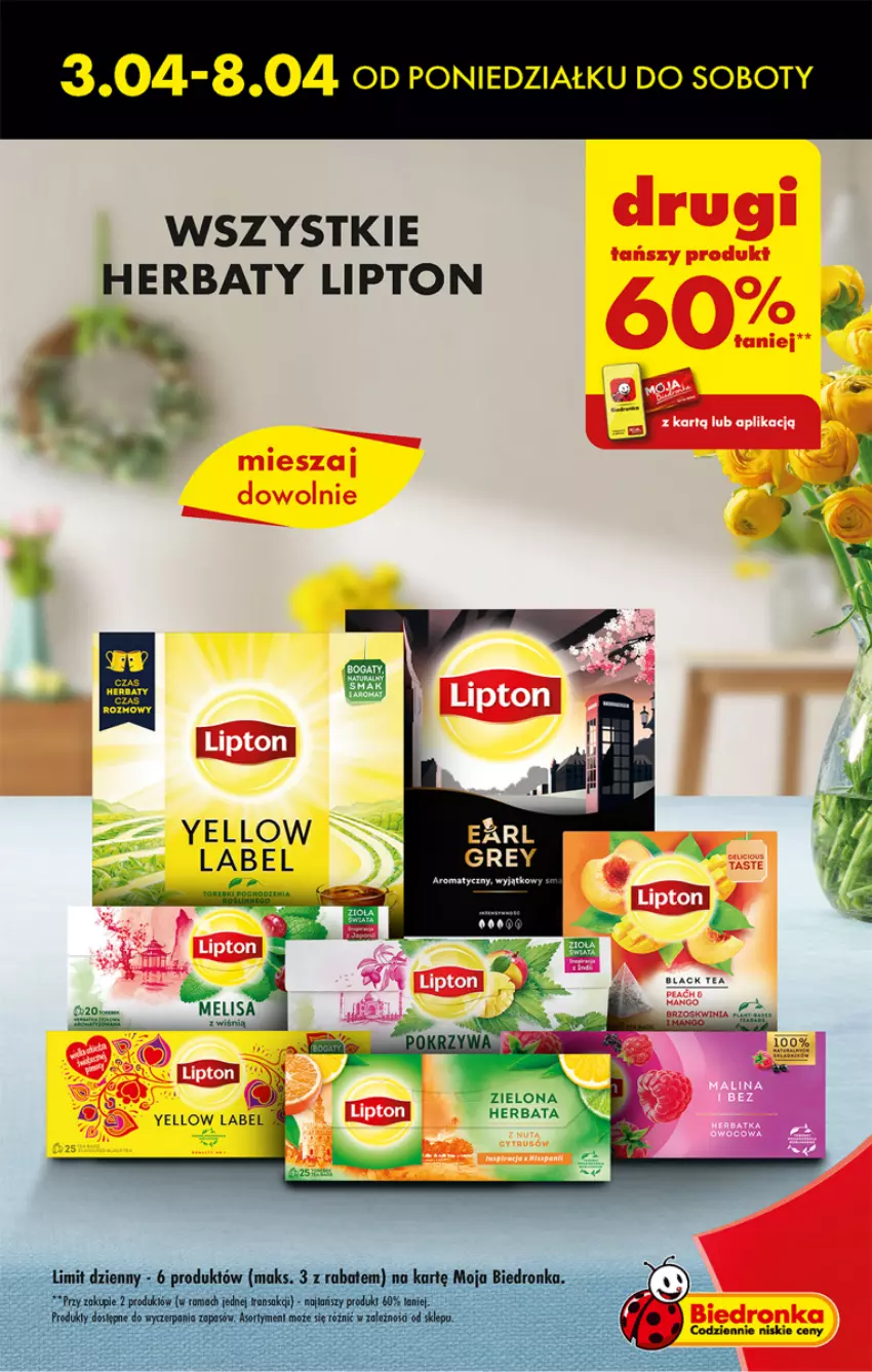 Gazetka promocyjna Biedronka - ważna 03.04 do 08.04.2023 - strona 11 - produkty: Herbata, Lipton