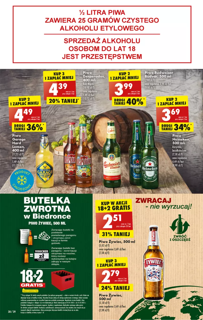 Gazetka promocyjna Biedronka - ważna 03.04 do 08.04.2023 - strona 38 - produkty: Dron, Fa, Gra, Piwo