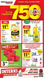 Gazetka promocyjna Intermarche - Gazetka Intermarche - Gazetka - ważna od 11.09 do 11.09.2024 - strona 1 - produkty: Piwo, Majonez, Winiary, Olej, Pomidor malinowy