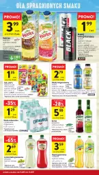 Gazetka promocyjna Intermarche - Gazetka Intermarche - Gazetka - ważna od 11.09 do 11.09.2024 - strona 36 - produkty: Sok, Por, Gin, Lemoniada, Ananas, Lack, Leon, Napój gazowany, Rubin, Tymbark, Syrop, Oshee, Woda mineralna, Napój niegazowany, Woda, Mango, Napój, Cisowianka, Melon, Herbapol, Nektar, Magnez, Grejpfrut, Hortex