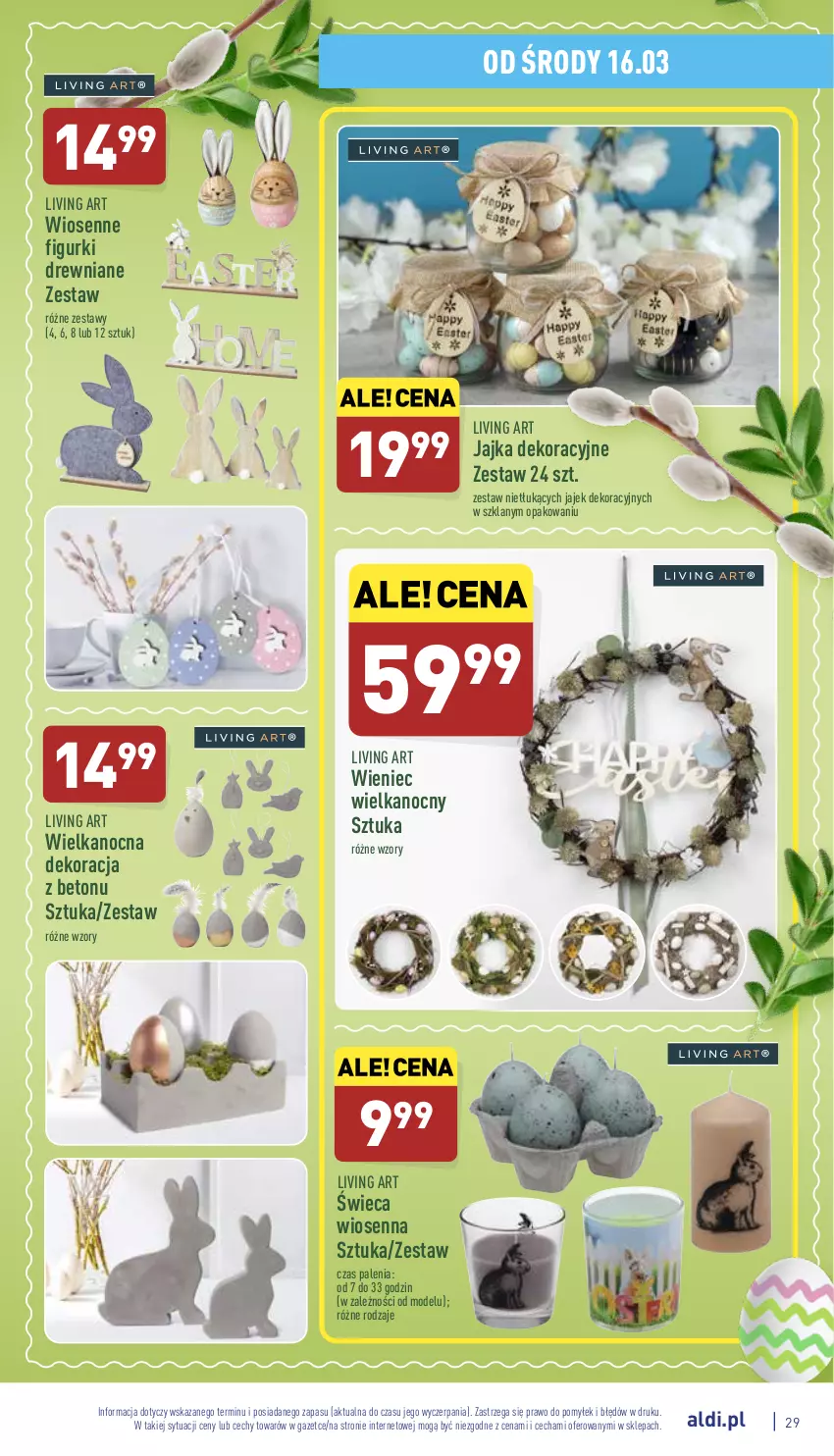 Gazetka promocyjna Aldi - Pełny katalog - ważna 14.03 do 19.03.2022 - strona 29 - produkty: Wieniec