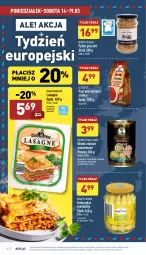 Gazetka promocyjna Aldi - Pełny katalog - Gazetka - ważna od 19.03 do 19.03.2022 - strona 20 - produkty: Oliwki zielone, Sos, Ser, Oliwki, Papryka, Tera, Tuńczyk, Lasagne, King’s Crown, Kukurydza