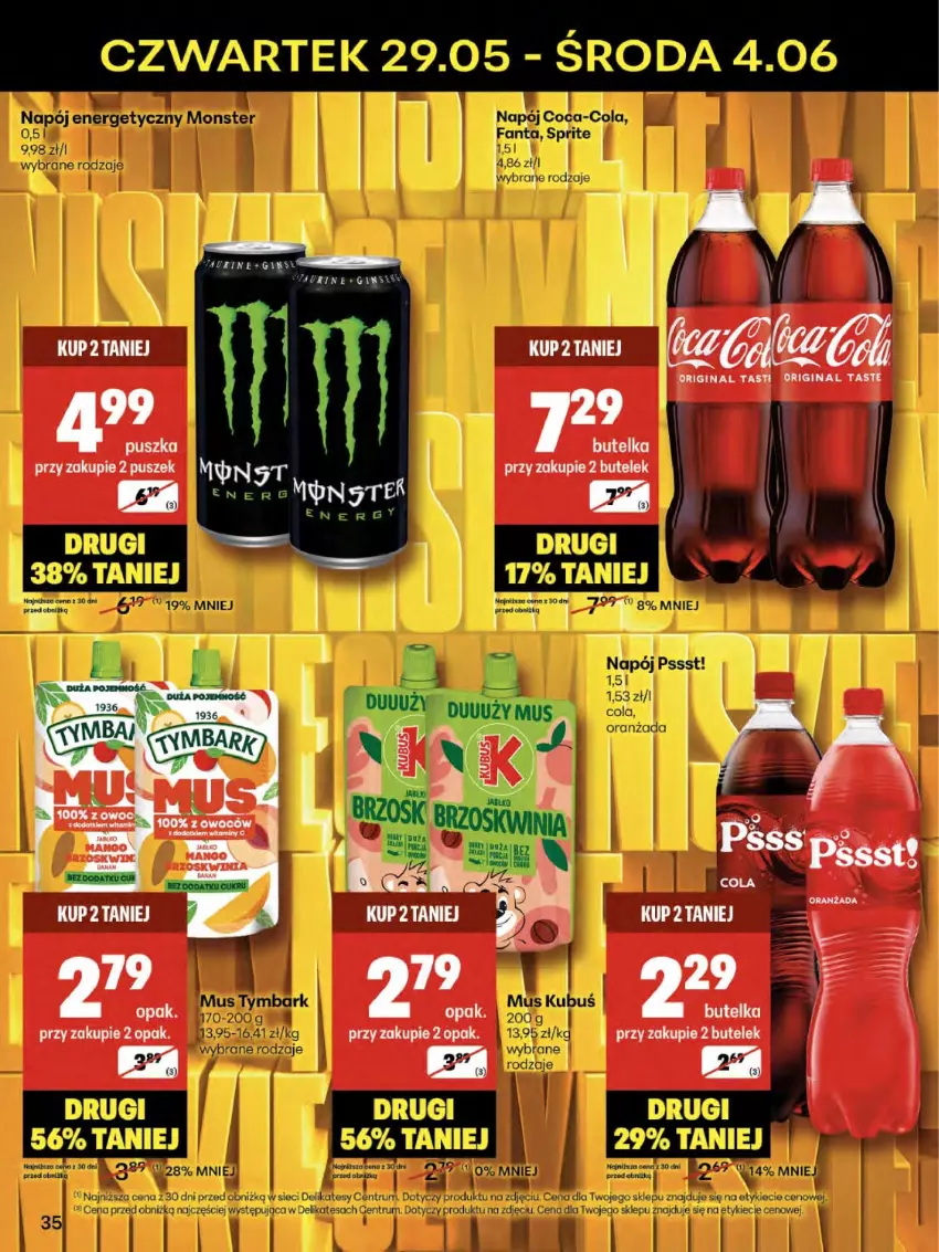 Gazetka promocyjna Delikatesy Centrum - Franczyza DC22 Czwartek - ważna 29.05 do 04.06.2025 - strona 35 - produkty: Napój, Napój energetyczny, Rum