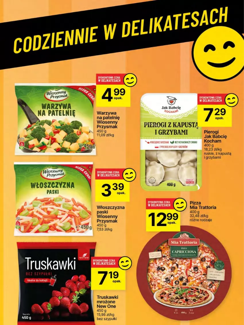 Gazetka promocyjna Delikatesy Centrum - Franczyza DC22 Czwartek - ważna 29.05 do 04.06.2025 - strona 52 - produkty: Kapustą, Koc, Pierogi, Pizza, Truskawki, Warzywa