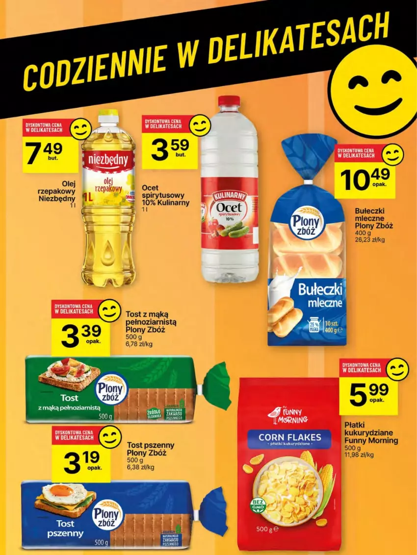 Gazetka promocyjna Delikatesy Centrum - Franczyza DC22 Czwartek - ważna 29.05 do 04.06.2025 - strona 58 - produkty: Bułeczki, Bułeczki mleczne, Corn flakes, Ocet, Olej
