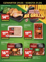 Gazetka promocyjna Delikatesy Centrum - Franczyza DC22 Czwartek - Gazetka - ważna od 04.06 do 04.06.2025 - strona 19 - produkty: Kurczak, Warzywa, Sok, Sokołów, Dron, Kiełbaski białe, Boczek, Grill, Podudzie z kurczaka