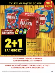 Gazetka promocyjna Delikatesy Centrum - Franczyza DC22 Czwartek - Gazetka - ważna od 04.06 do 04.06.2025 - strona 38 - produkty: Piwo, Rum, Warka, Dron